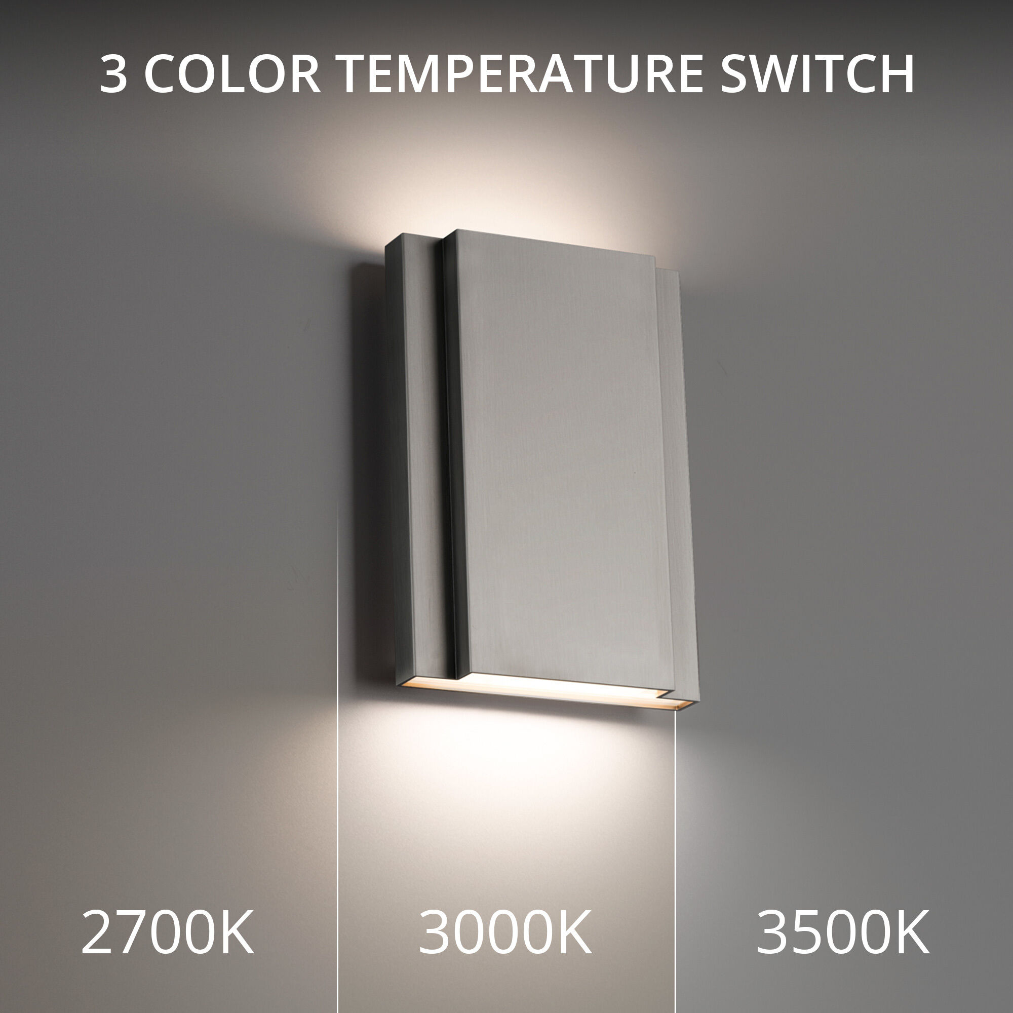 Layne Wall Sconce Wall Light in 2700K, Brushed Nickel, dweLED