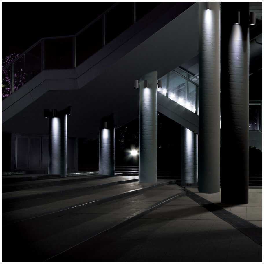 Tube Arch LED 6.25 inch White Sconce Wall Light in Flood, 85, 3000K, Away From Wall