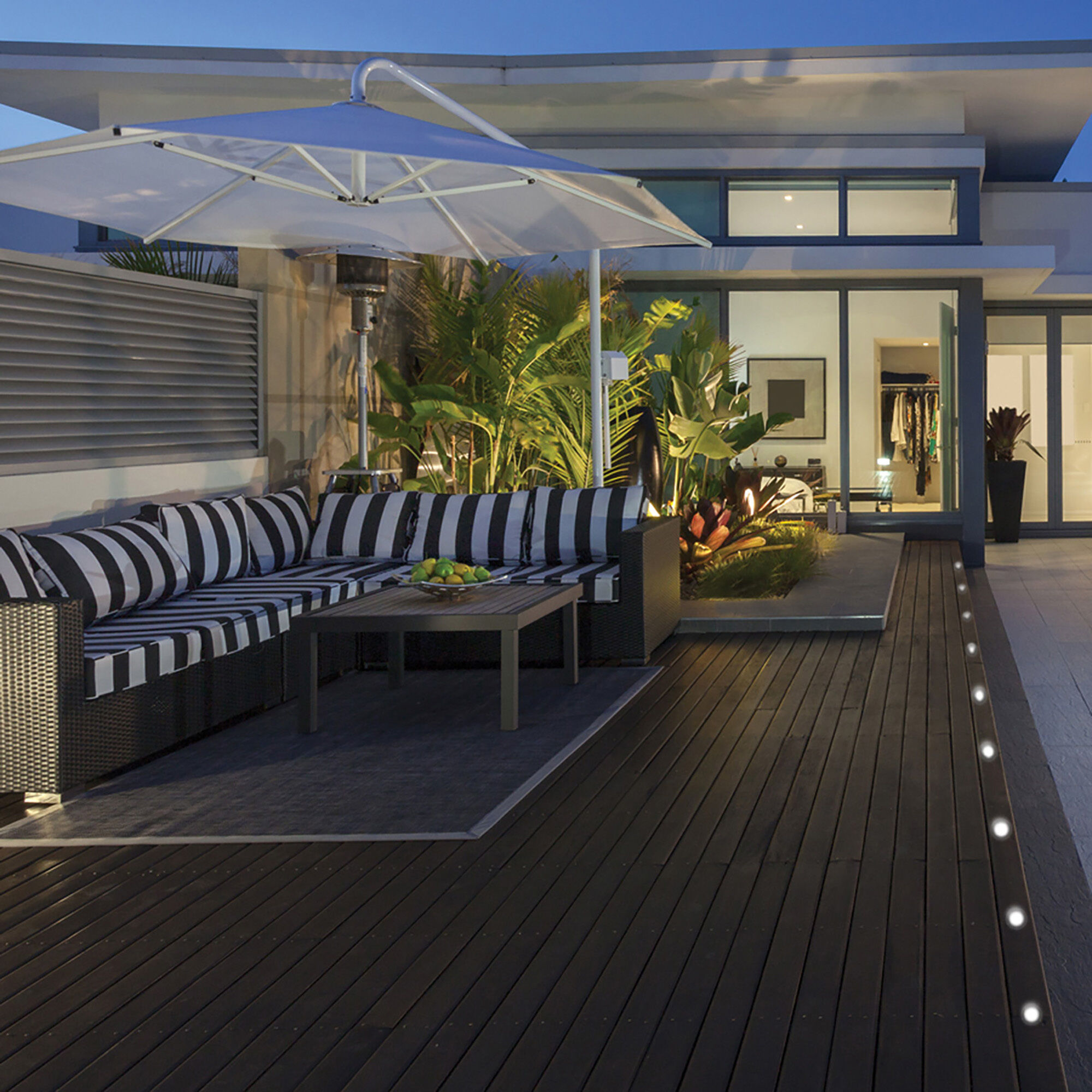 Tyler 12 4 watt Stainless Steel Coated in Bronze Path Lighting in 3000K, Bronzed Stainless Steel, WAC Landscape