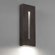 Tao LED 18 inch Bronze Outdoor Wall Light, dweLED