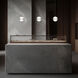 Cyllindra LED 6 inch Aged Brass Pendant Ceiling Light in 2700K, dweLED