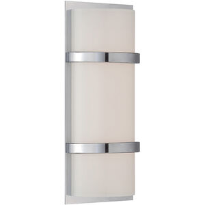 Vie LED 3 inch Chrome ADA Wall Sconce Wall Light in 3500K, 14in, dweLED