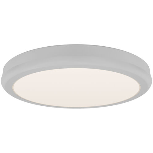 Parthenon LED 10 inch White Flush Mount Ceiling Light in 4000K, dweLED