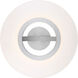 Elektron LED 28 inch Brushed Aluminum Semi-Flush Mount Ceiling Light, dweLED
