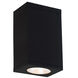Cube Arch LED 5.5 inch Black Outdoor Flush in Spot, 90, 3000K