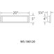 Metro Indoor Wall Lighting in Brushed Nickel