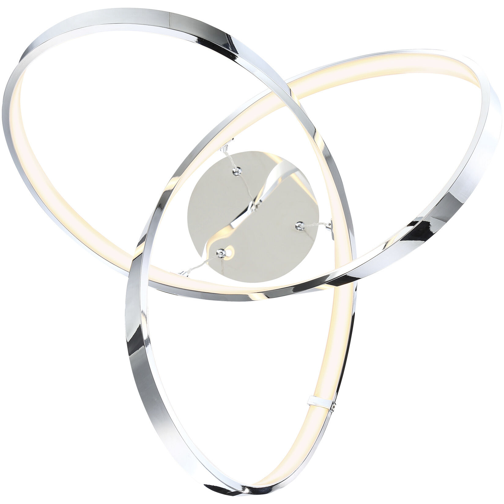 Vornado LED 18 inch Chrome Pendant Ceiling Light, dweLED