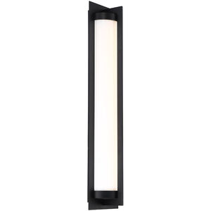 Oberon LED 26 inch Black Outdoor Wall Light, dweLED