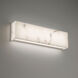 Museo LED 18 inch White Bath Vanity & Wall Light, dweLED
