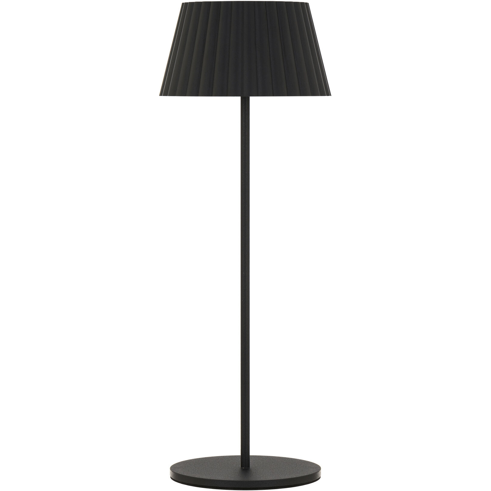 Pleat 14.75 inch 2.00 watt Black Rechargeable Table Lamp Portable Light, WAC Limited