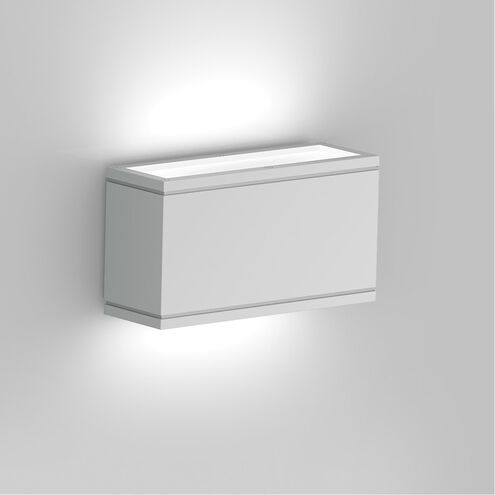 Rubix LED 4 inch White Outdoor Wall Light