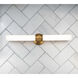 Juliet LED 27 inch Aged Brass Bath Vanity & Wall Light, dweLED
