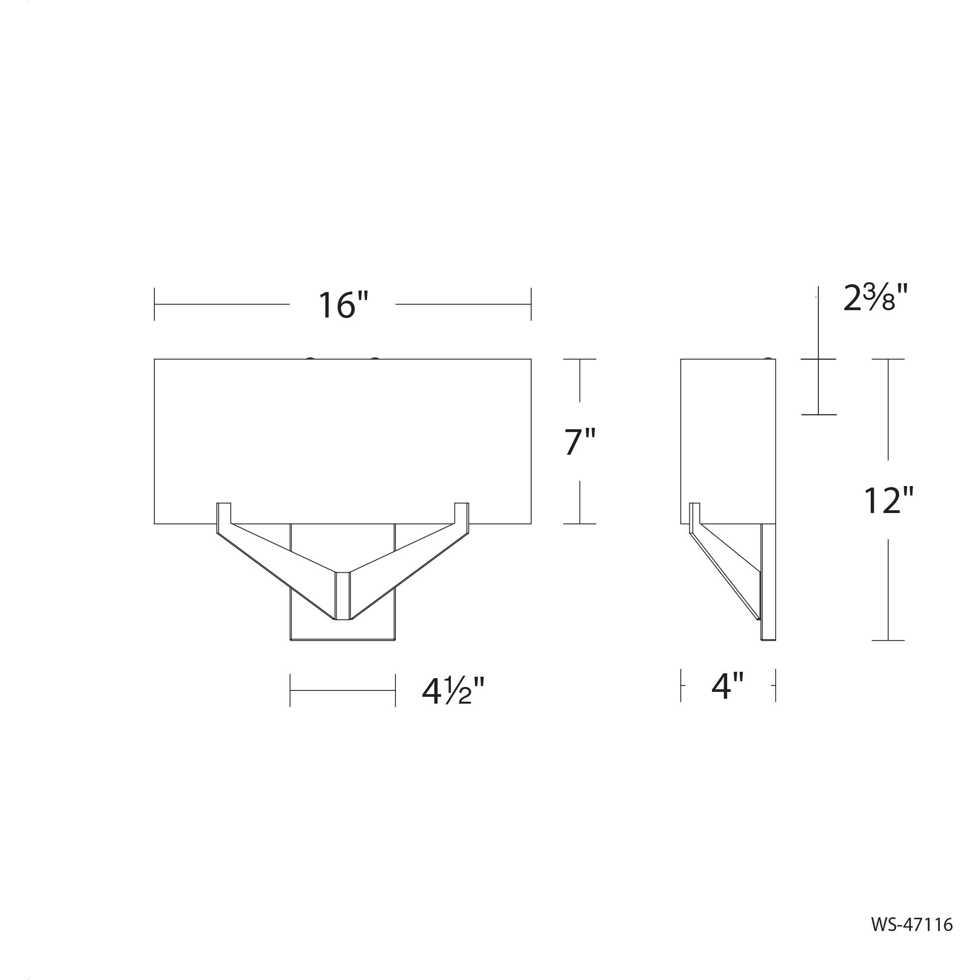 Fitzgerald Wall Sconce Wall Light in 3000K, Brushed Nickel, dweLED