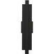 Arrow LED 22 inch Black Outdoor Wall Light in 3000K, dweLED