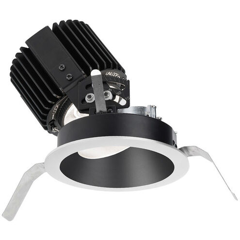 Volta LED B/Wt Recessed Lighting in Flood, 85, 3500K, Black/White