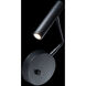 Sprig 1 Light 9.88 inch Black Reading Light Wall Light, dweLED