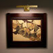 Hemmingway 9.40 watt 14 inch Burnished Brass Picture Light Wall Light, dweLED