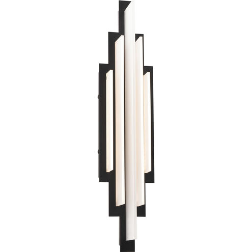Nouveau 5 Light 5 inch Black Wall Sconce Wall Light in 3500K