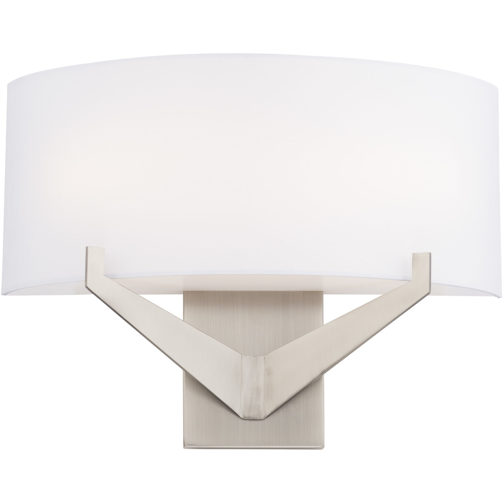 Fitzgerald Wall Sconce Wall Light in 3000K, Brushed Nickel, dweLED