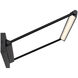 Hudson 17.5 watt 24 inch Black Picture Light Wall Light, dweLED