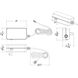Under Cabinet Strip 4 inch Black Under Cabinet Accessories