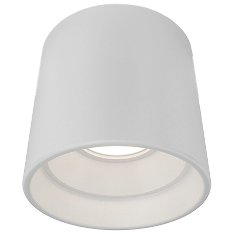Downtown LED 3.5 inch White Outdoor Flush Mount in 3000K, dweLED