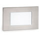 LEDme Step and Wall Lights 277 3 watt Stainless Steel Step Light in Amber