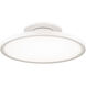 Twist-N-Lite LED 11 inch White Semi-Flush Mount Ceiling Light