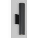 Caliber LED 14 inch Black Outdoor Wall Light in 14in, dweLED