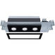 Silo Multiples LED Black Black Multiple Recessed Trim in 3000K, Black/Black