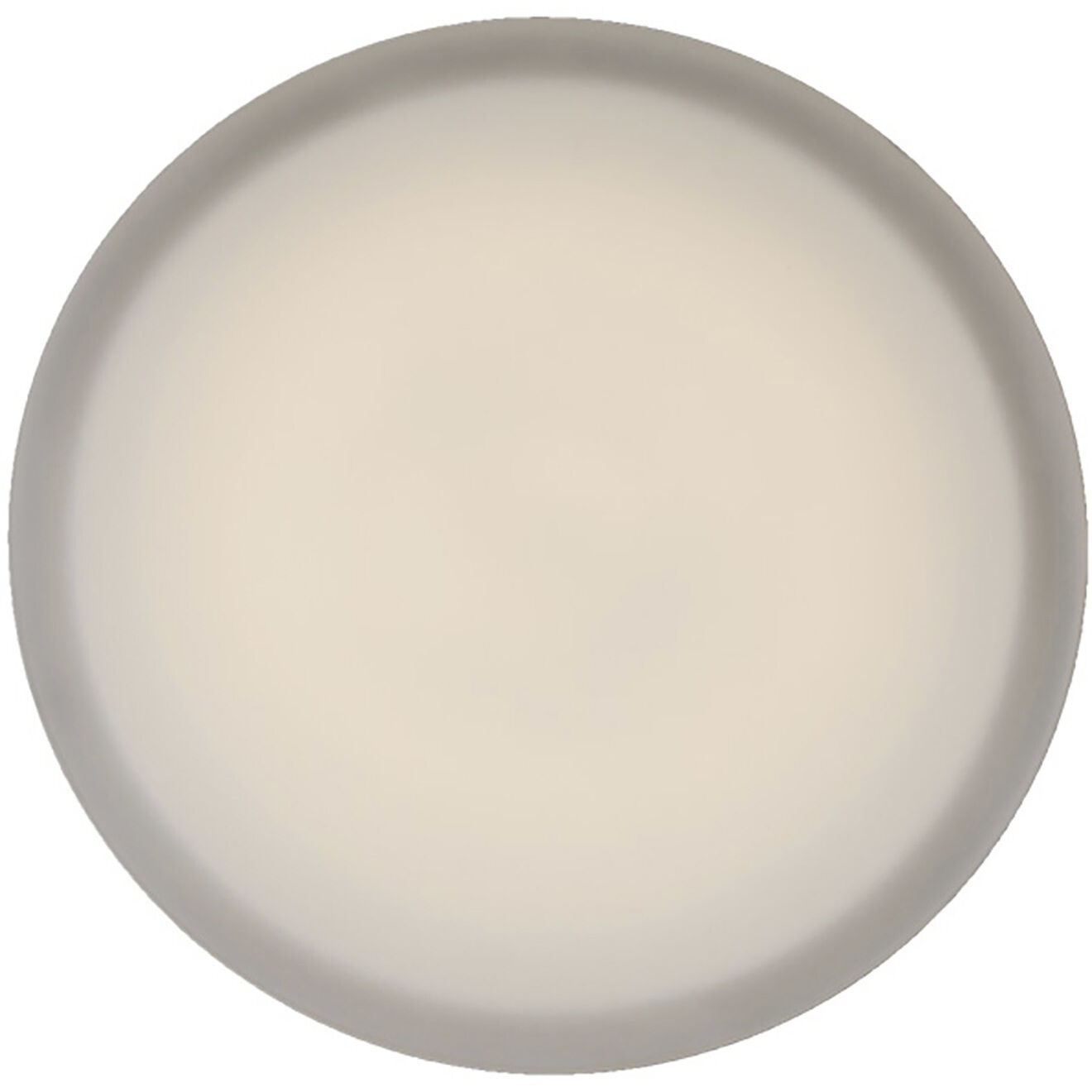 Slice LED 14 inch Brushed Nickel Flush Mount Ceiling Light in 2700K, dweLED