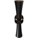 Fido LED 24 inch Black Outdoor Wall Light, dweLED