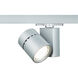 Exterminator II 1 Light 277 Platinum Track Head Ceiling Light in 3000K, 90, 55 Degrees