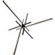 Parallax LED 39 inch Black Pendant Ceiling Light in 39in, dweLED