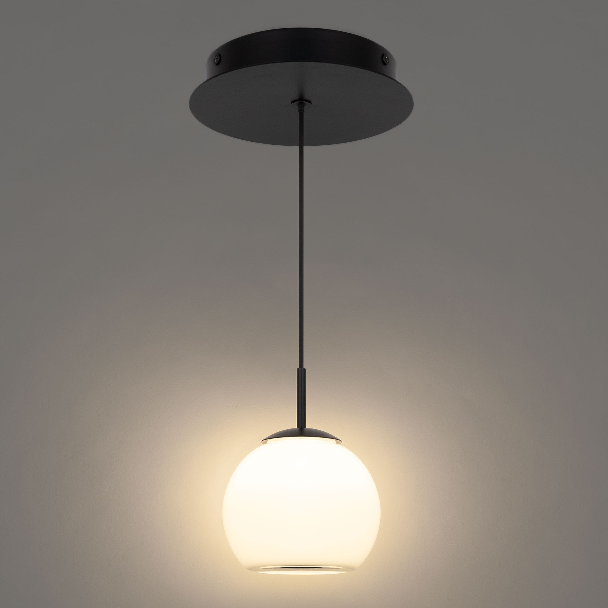 Close Encounters LED 6 inch White Pendant Ceiling Light, dweLED