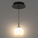 Close Encounters LED 6 inch White Pendant Ceiling Light, dweLED