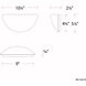 Collette 1 Light 2.88 inch White ADA Wall Sconce Wall Light in 3500K, dweLED