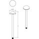 Interpath 12 2.5 watt Bronze Path and Area Light in 3000K Warm White LED, WAC Landscape