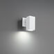 Cubix LED 6.75 inch White Outdoor Wall Lighting in 3000K, WAC Limited