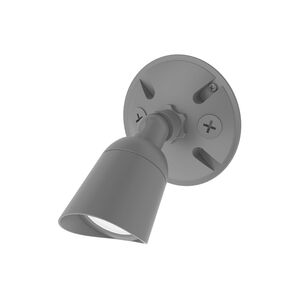 Endurance LED 6 inch Architectural Graphite Outdoor Wall Light in 5000K