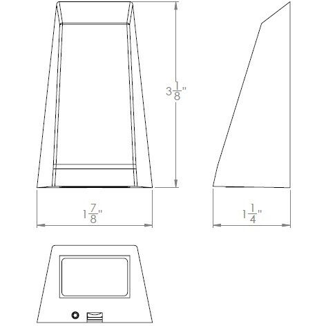 WAC Deck and Patio Lights 12 1.50 watt White on Aluminum Deck and Patio Lighting in 3000K, WAC Landscape