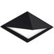 Pique LED 7 inch Black Outdoor Wall Light in 3500K, dweLED