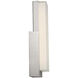Corbusier LED 3.39 inch Satin Nickel ADA Wall Sconce Wall Light in 2700K, dweLED