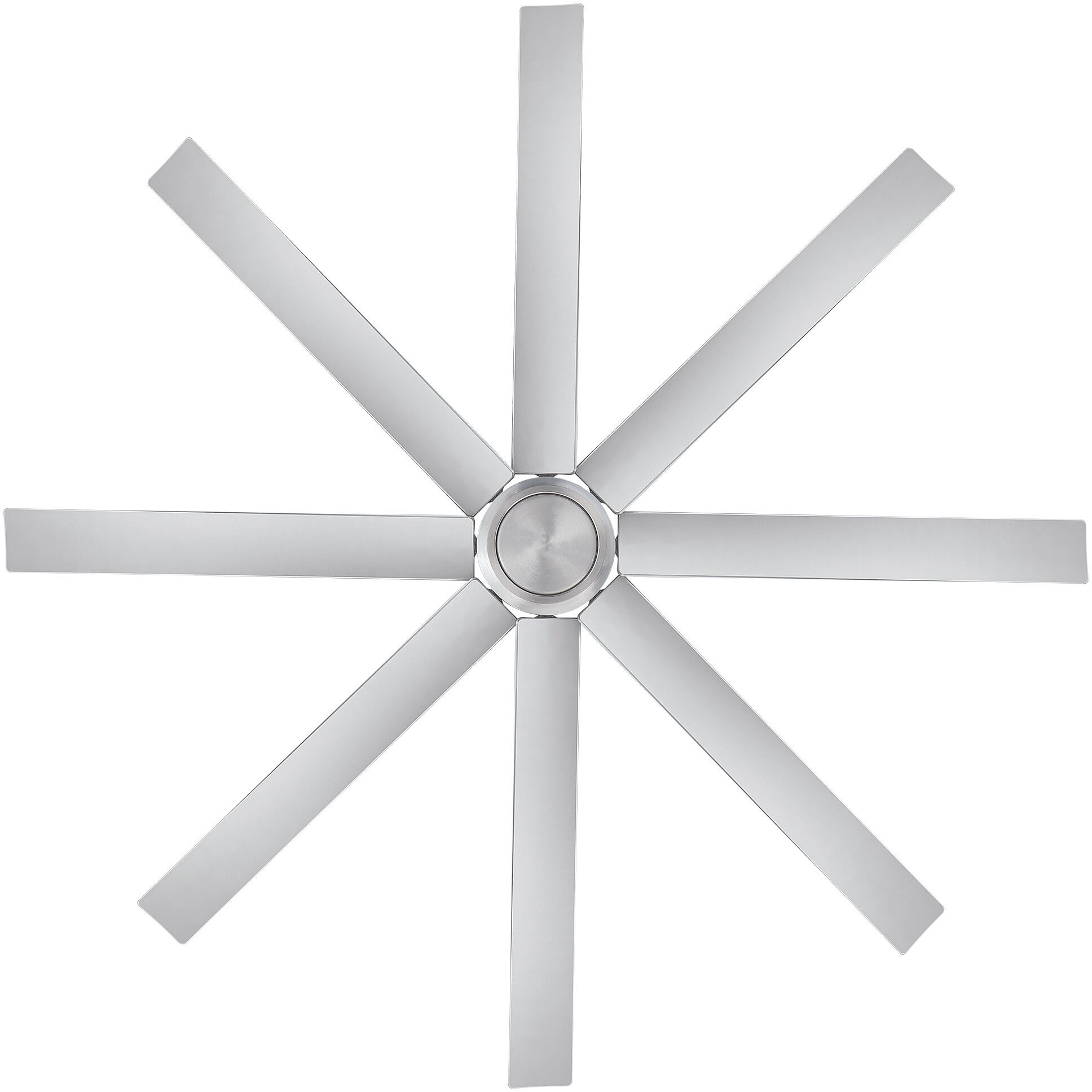 Mocha XL 66 inch Brushed Aluminum Downrod Ceiling Fans, Smart Fan