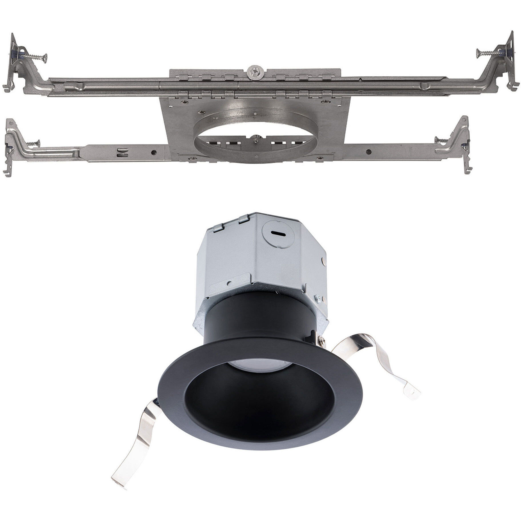 Pop-in LED Black Complete Kit Recessed Lighting