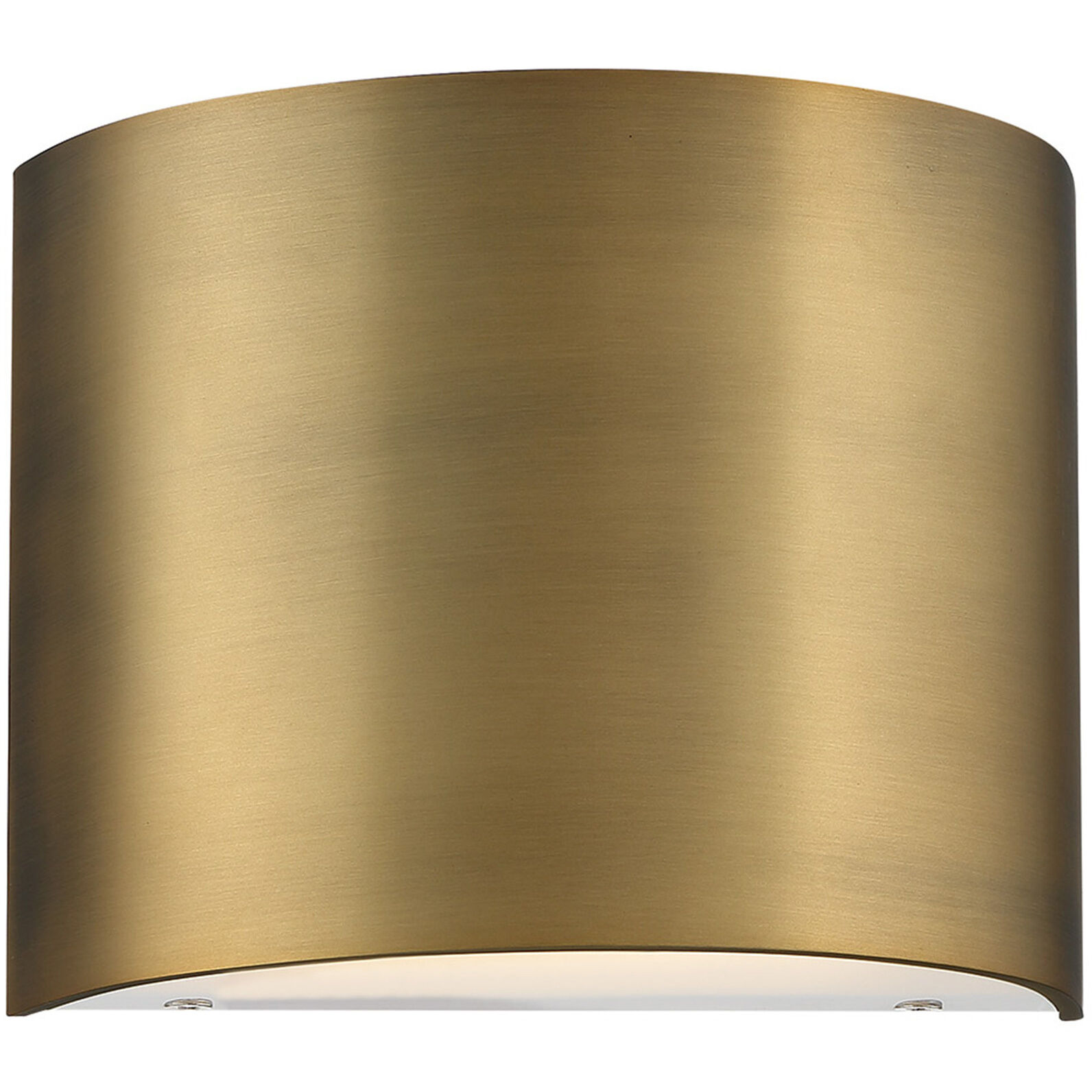 Pocket Wall Sconce Wall Light in Aged Brass, dweLED