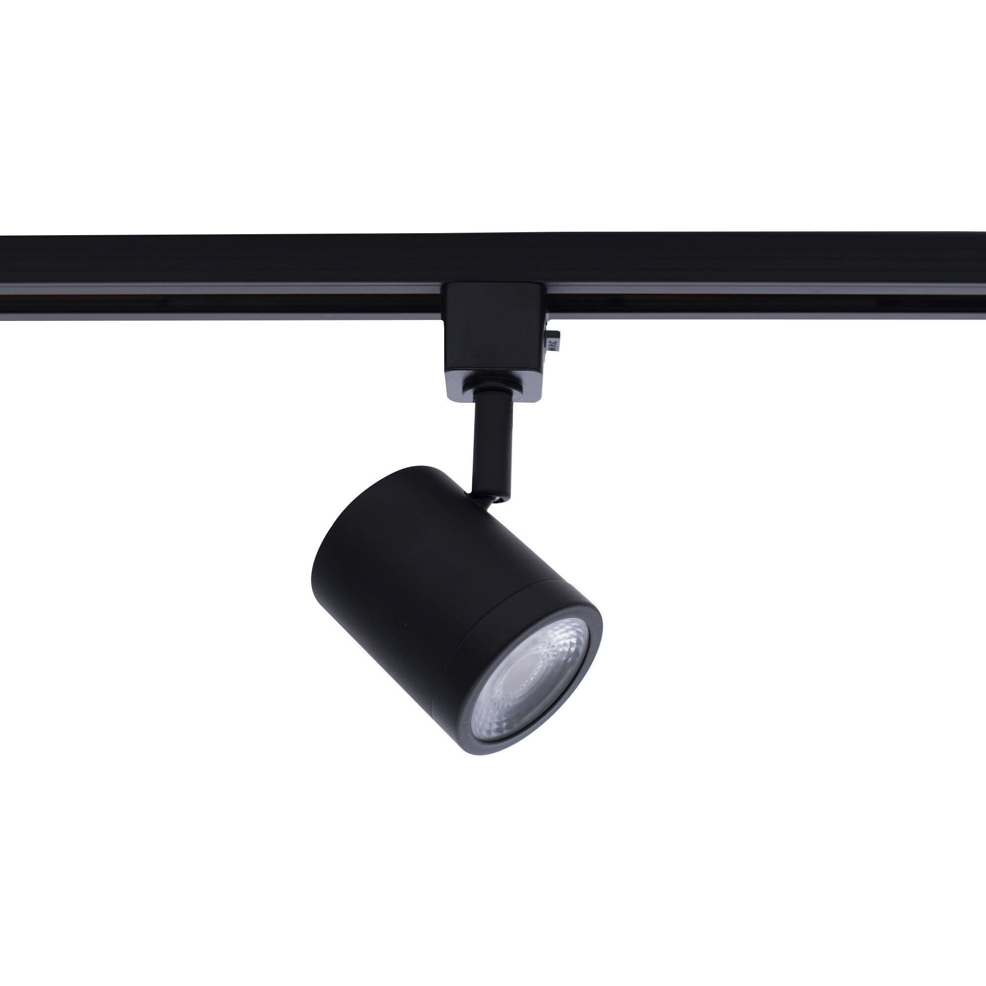 Charge 1 Light 120 Black Track Head Ceiling Light in 6, H Track Fixture