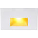 WAC 120V Step Light LED 1.5 inch White ADA Step and Wall Light in Amber, WAC Lighting