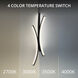Tusk LED 15 inch Black Pendant Ceiling Light in 3500K, dweLED