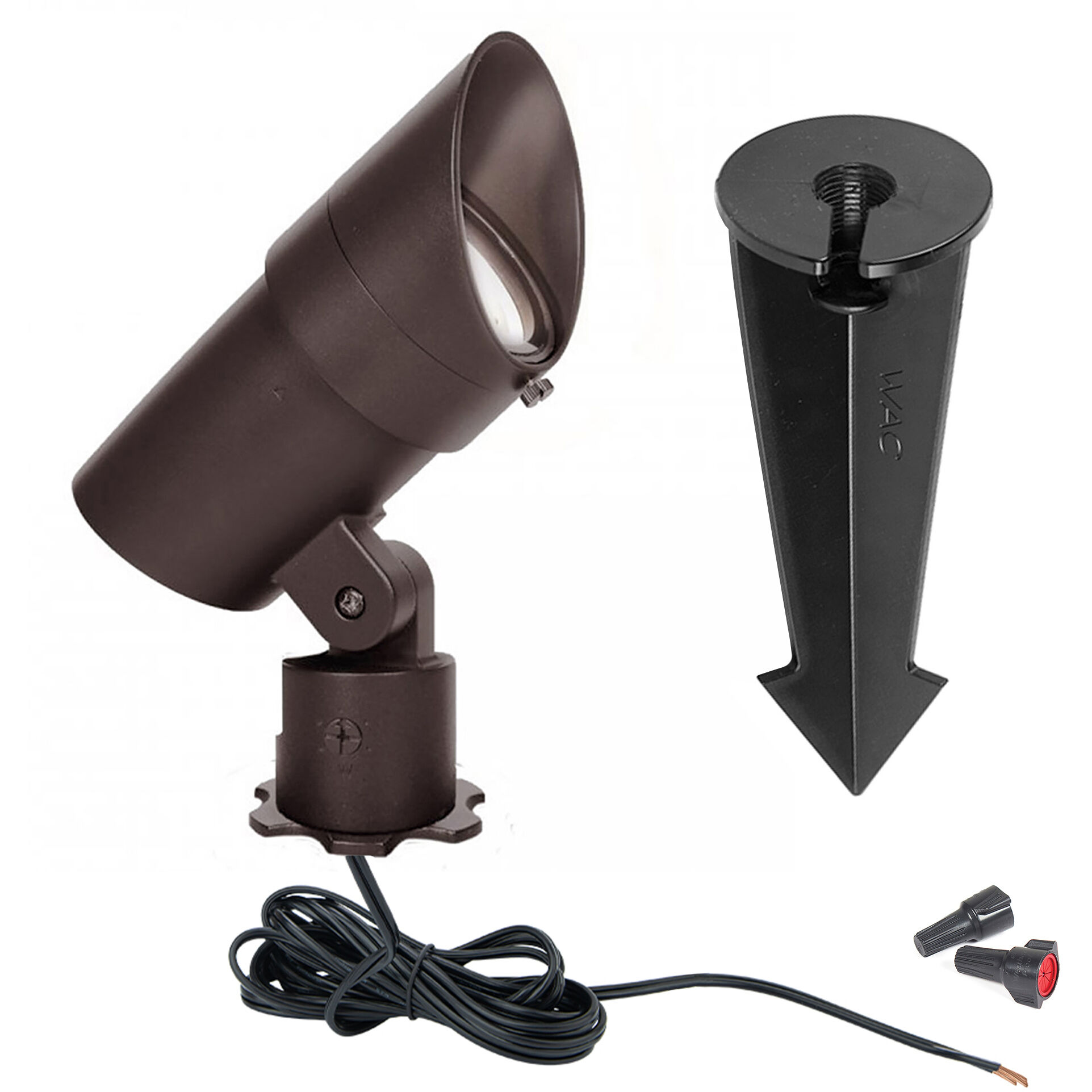 3210)LEDダウンライト　１６個　穴径１００ｍｍ　３０００K　＋　オマケ WAC Lighting 5211-30BZ Tyler Bronze 35 watt LED Spot and Flood
